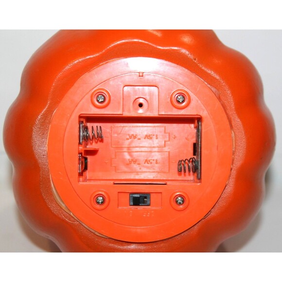 The Paper Magic Group Pumpkin Halloween 5" Jack O Lantern Blow Mold Vintage 1998 - Picture 8 of 11